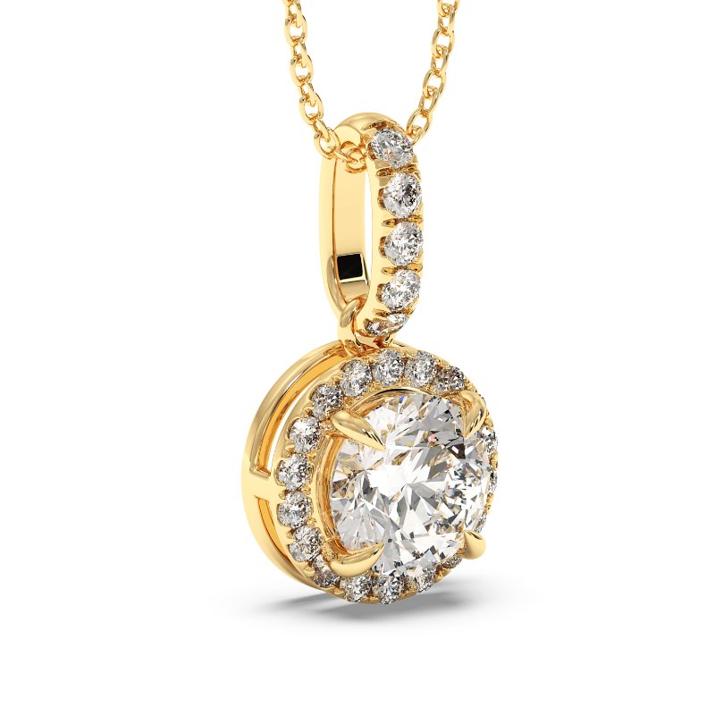 18K Yellow Gold London Pendant