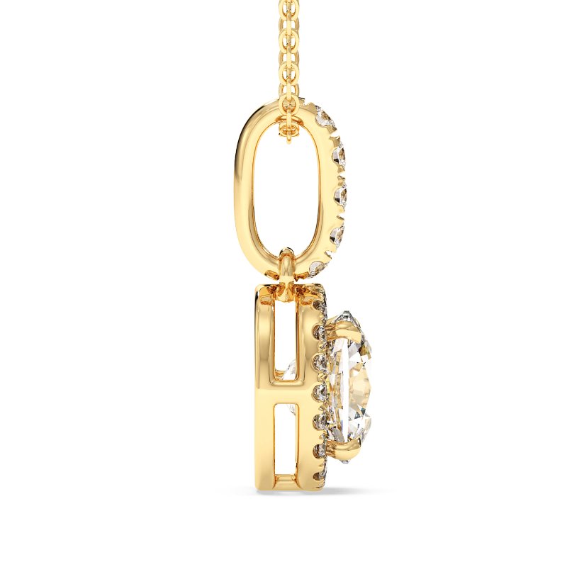 18K Yellow Gold London Pendant