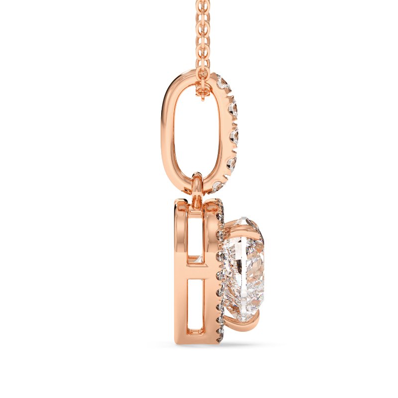 18K Rose Gold London Pendant