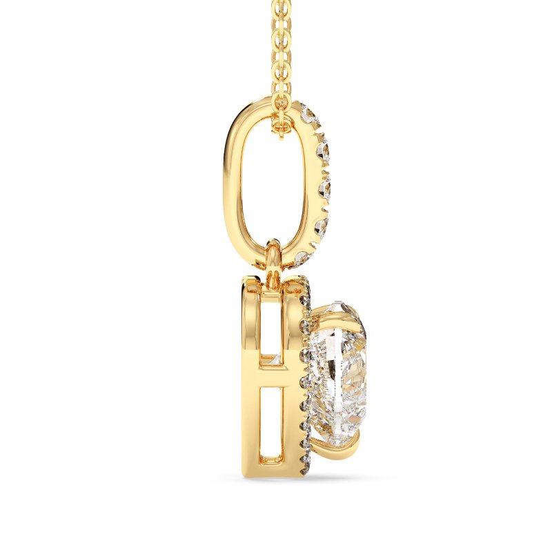 18K Yellow Gold London Pendant