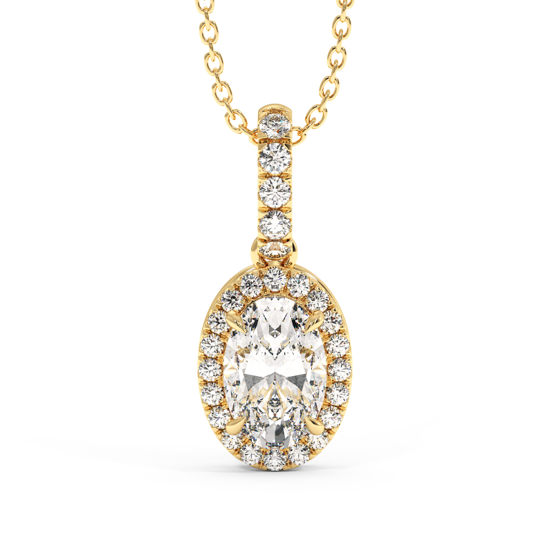 18K Yellow Gold London Pendant