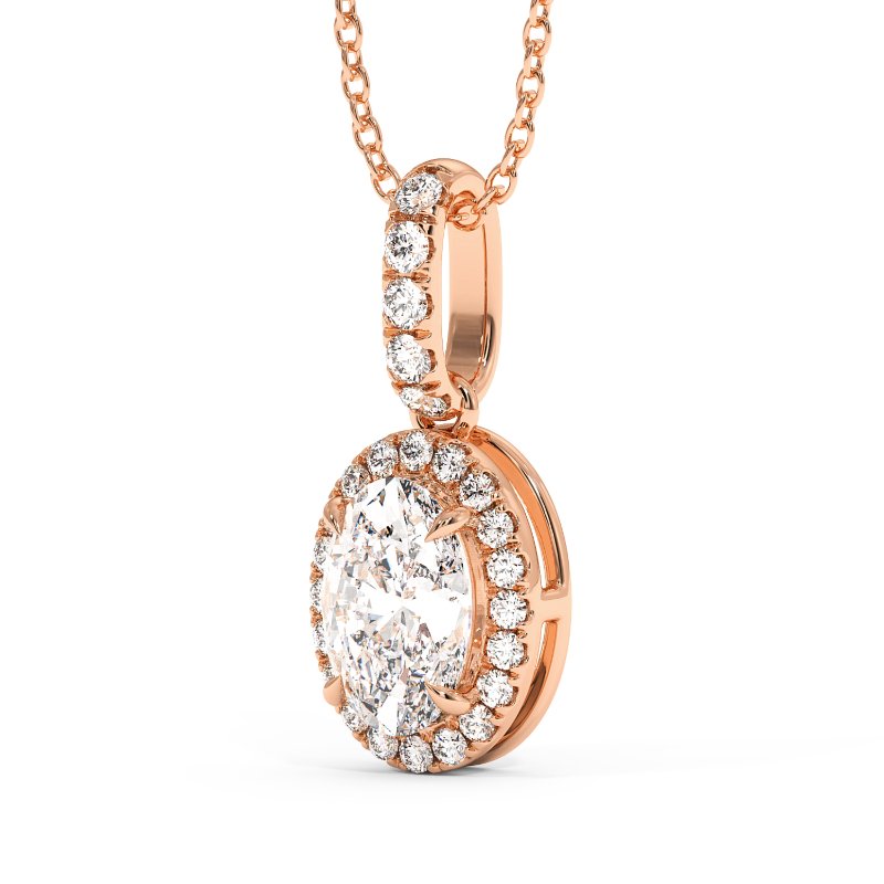 18K Rose Gold London Pendant