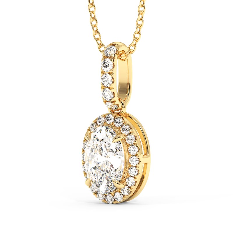 18K Yellow Gold London Pendant