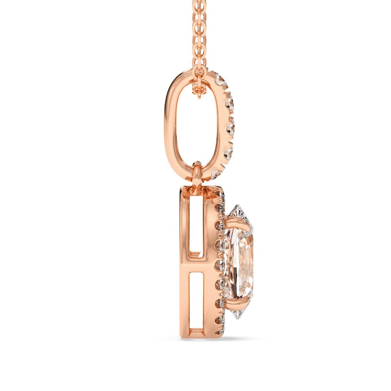 18K Rose Gold London Pendant