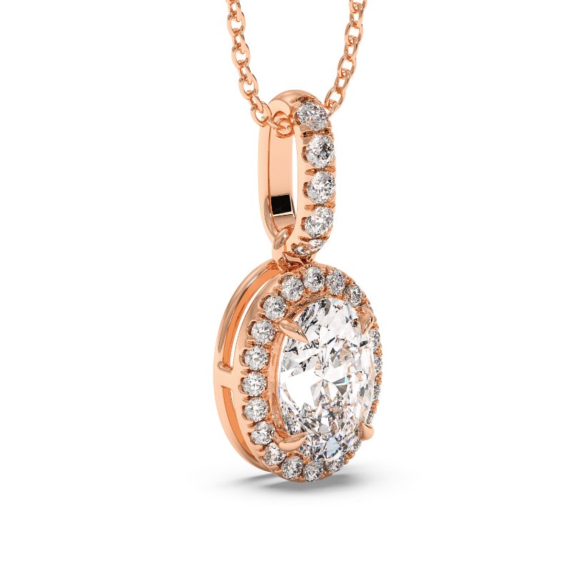 18K Rose Gold London Pendant