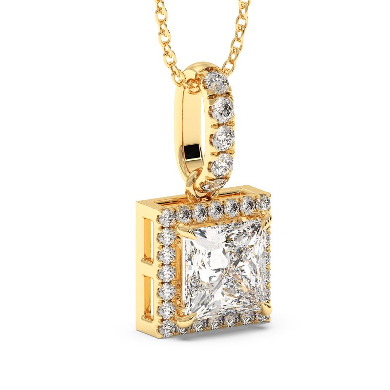 18K Yellow Gold London Pendant