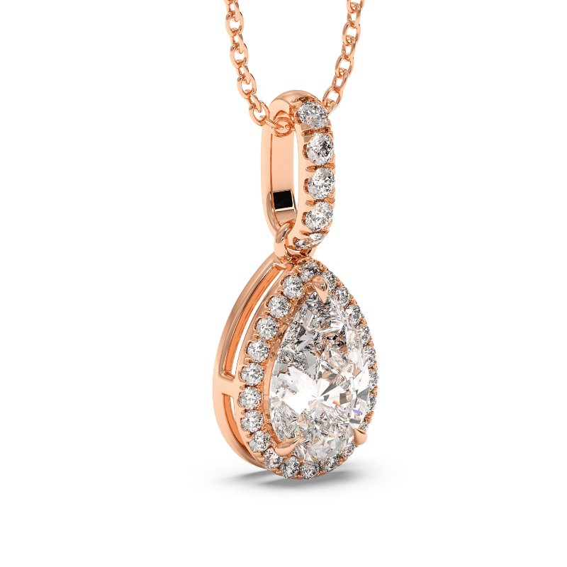 18K Rose Gold London Pendant