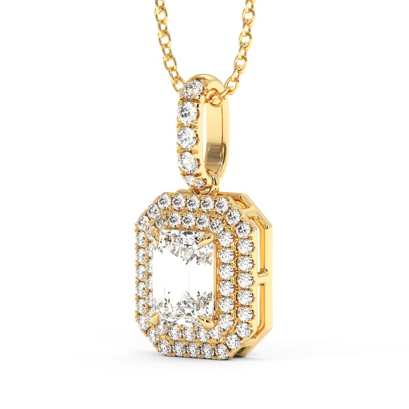 18K Yellow Gold Aspen Pendant