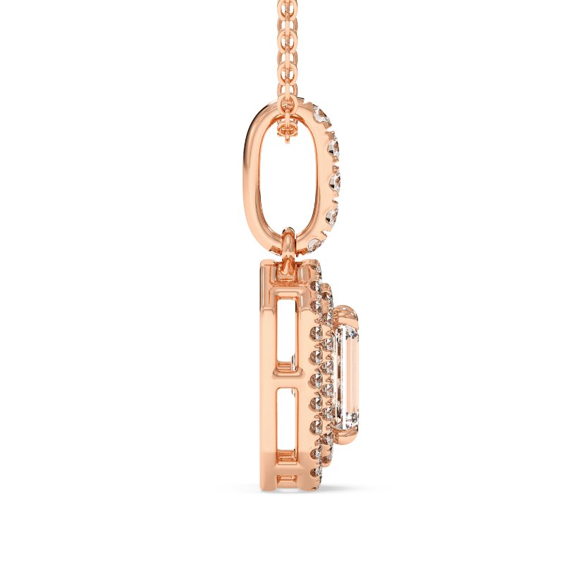 18K Rose Gold Aspen Pendant