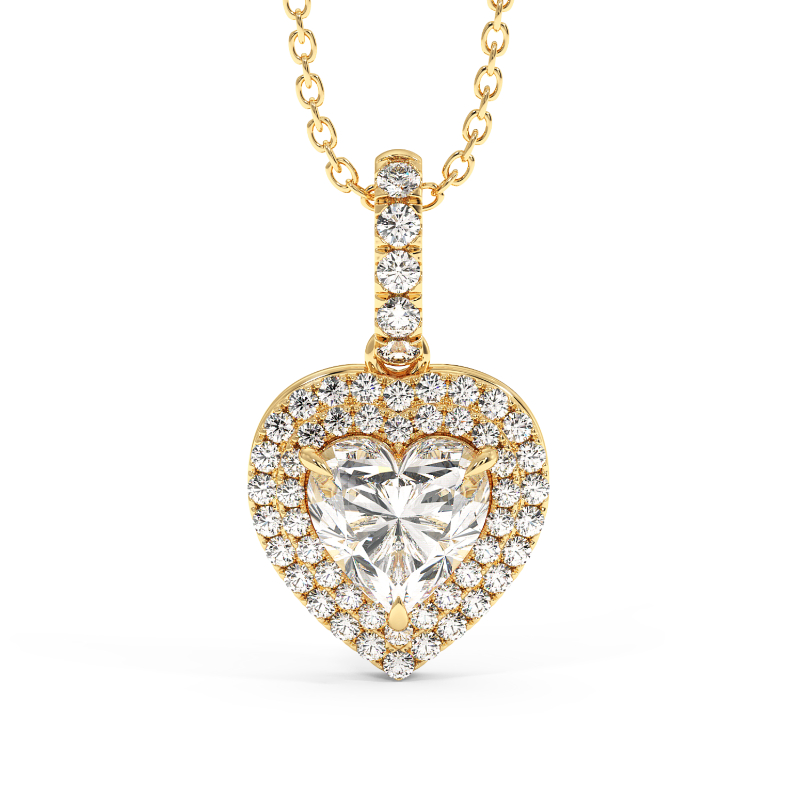 18K Yellow Gold Aspen Pendant