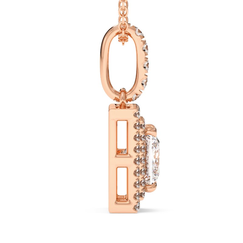 18K Rose Gold Aspen Pendant