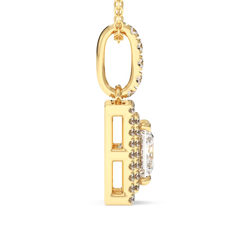 18K Yellow Gold Aspen Pendant