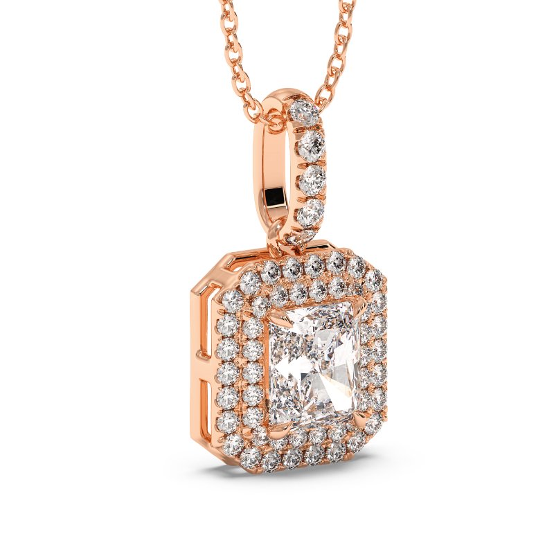 18K Rose Gold Aspen Pendant