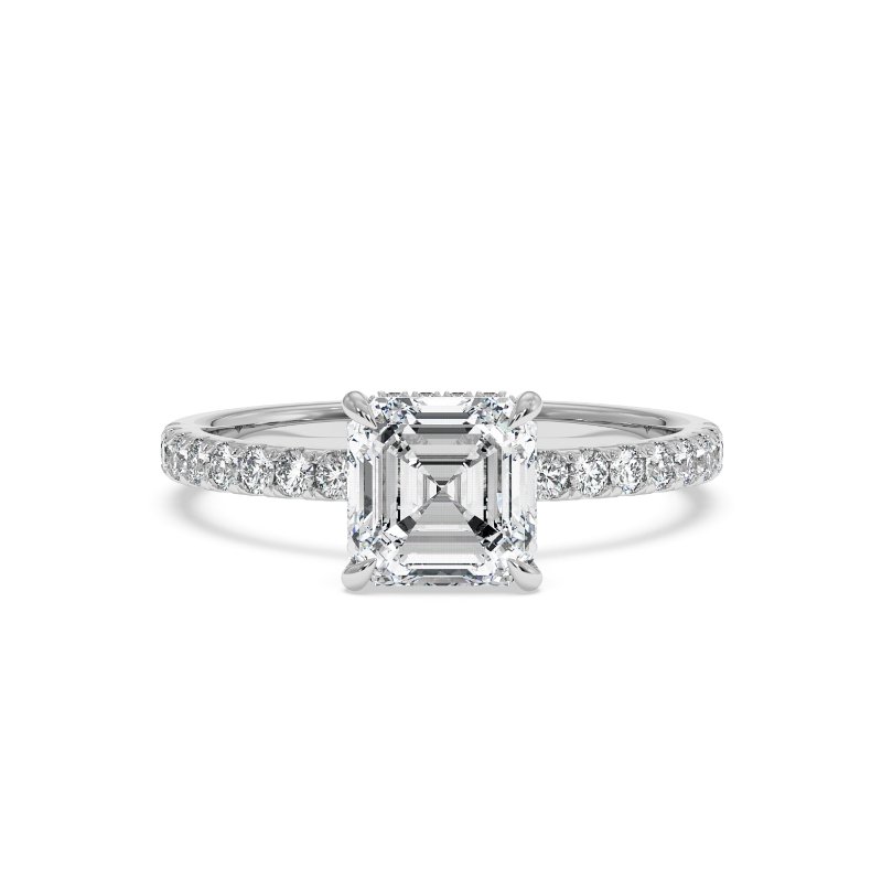 18K White Gold Isadora Engagement Ring