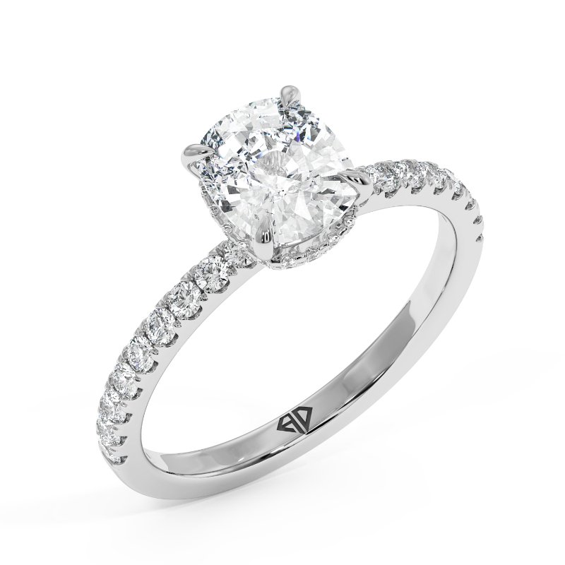 18K White Gold Isadora Engagement Ring