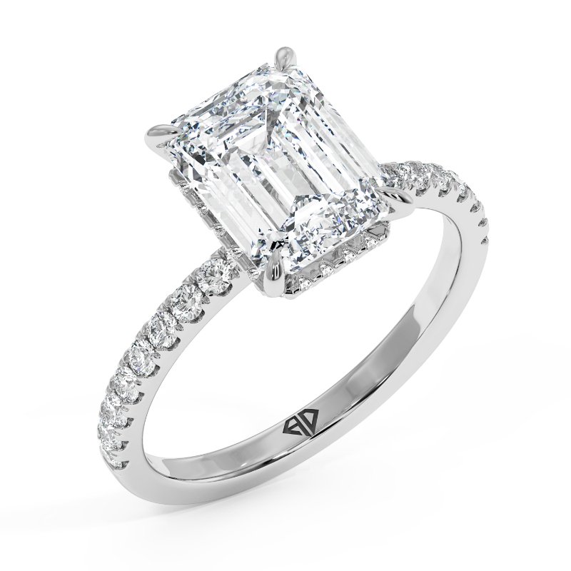 18K White Gold Isadora Engagement Ring