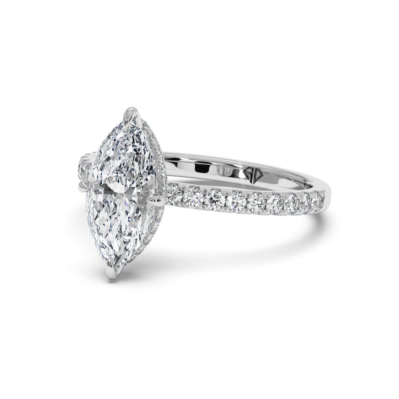 18K White Gold Isadora Engagement Ring