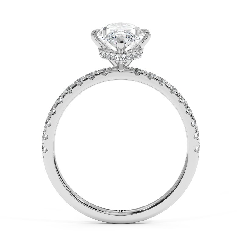 18K White Gold Isadora Engagement Ring