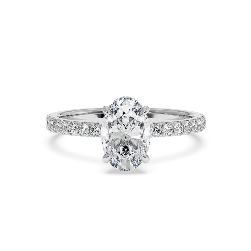 18K White Gold Isadora Engagement Ring