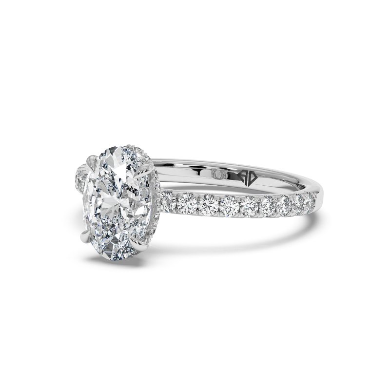 18K White Gold Isadora Engagement Ring