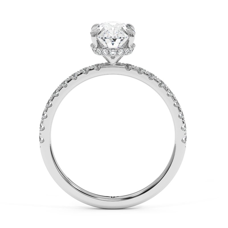 18K White Gold Isadora Engagement Ring