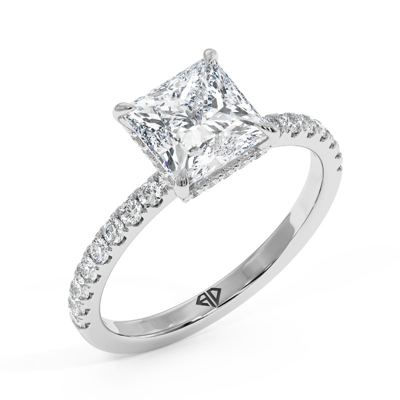 18K White Gold Isadora Engagement Ring