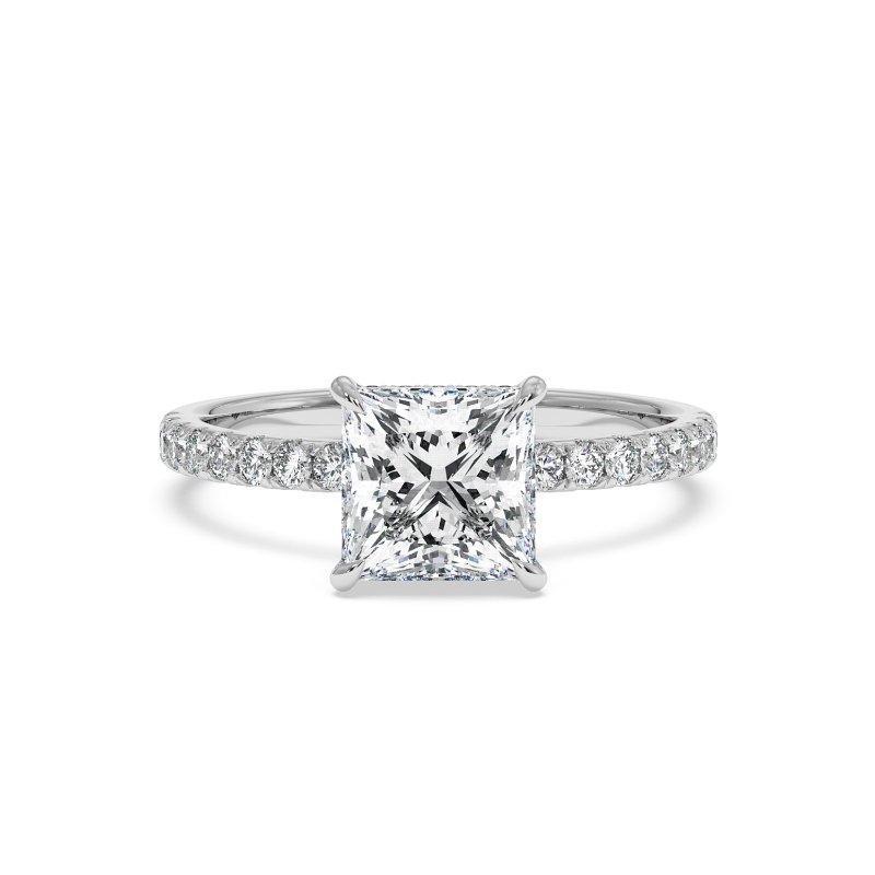 18K White Gold Isadora Engagement Ring