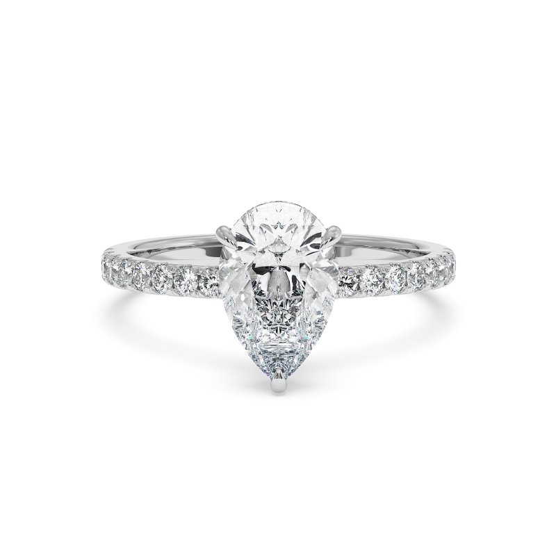 18K White Gold Isadora Engagement Ring