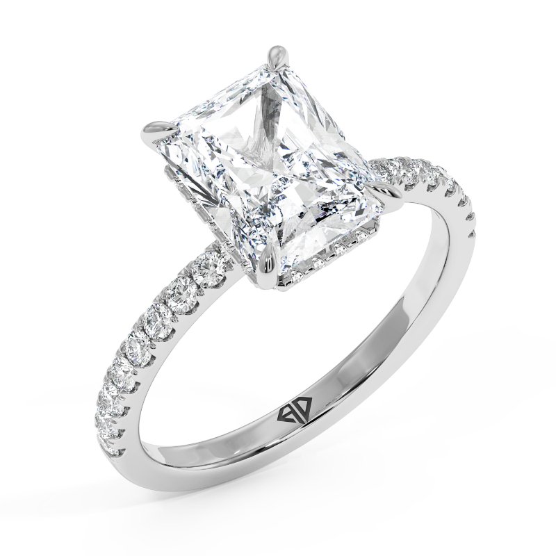 18K White Gold Isadora Engagement Ring