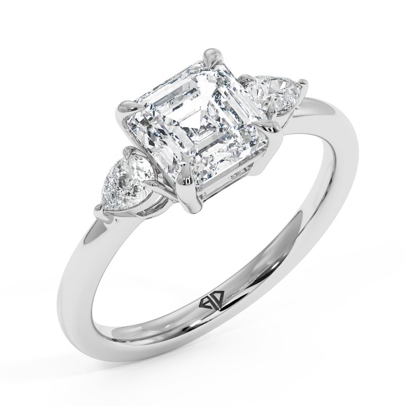 18K White Gold Selene Engagement Ring