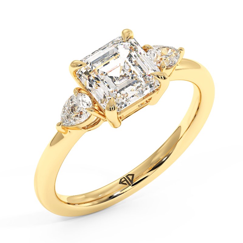 18K Yellow Gold Selene Engagement Ring