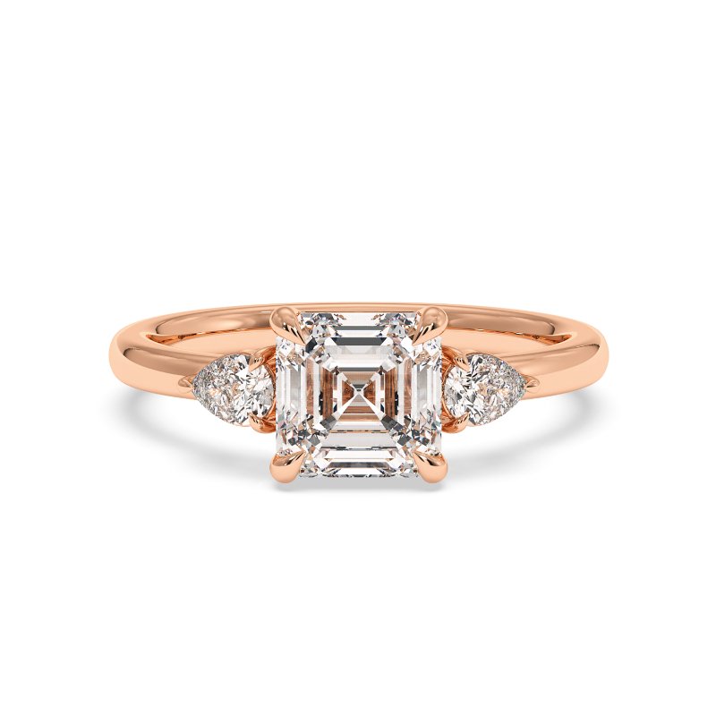 18K Rose Gold Selene Engagement Ring