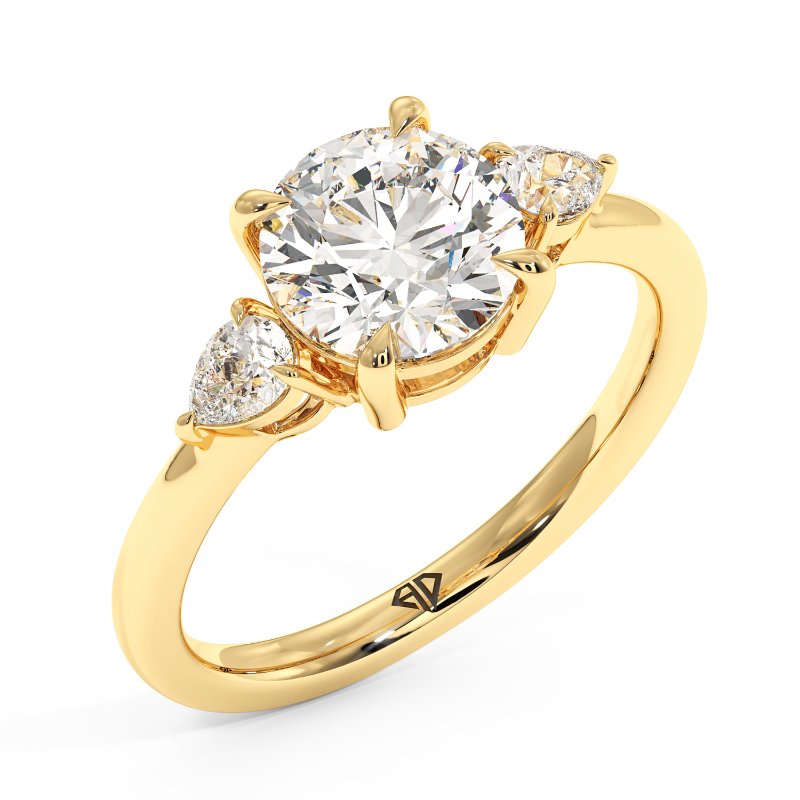 18K Yellow Gold Selene Engagement Ring