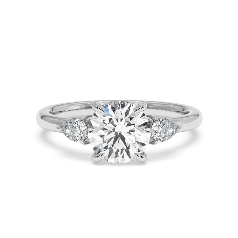 18K White Gold Selene Engagement Ring