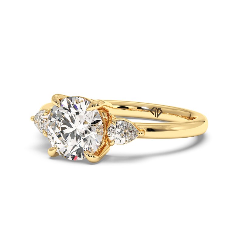 18K Yellow Gold Selene Engagement Ring