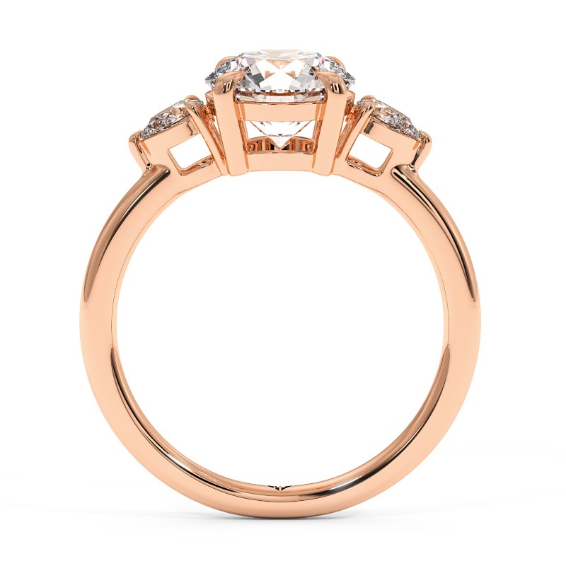 18K Rose Gold Selene Engagement Ring