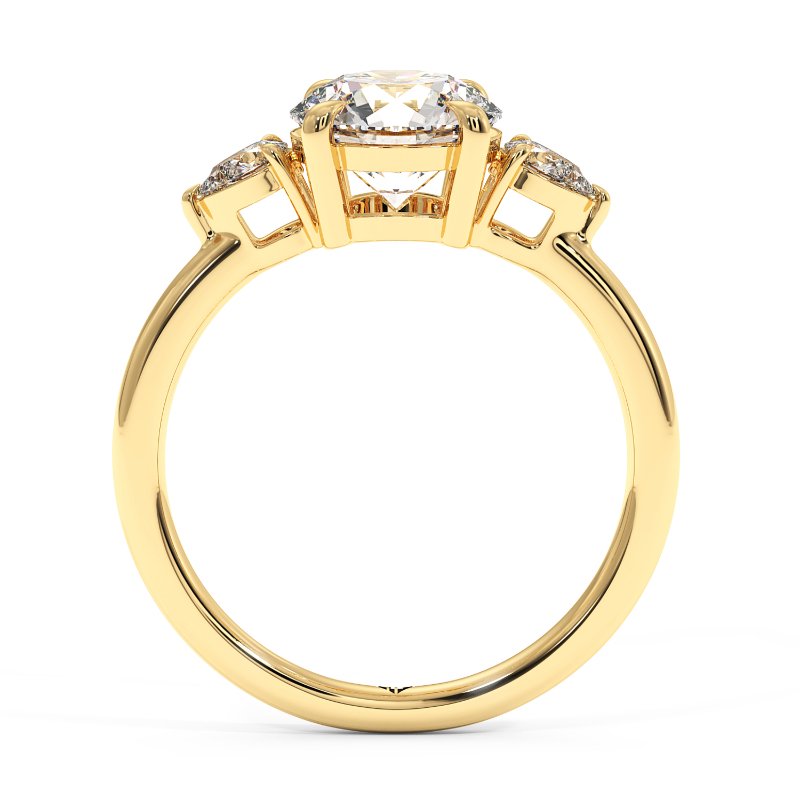 18K Yellow Gold Selene Engagement Ring