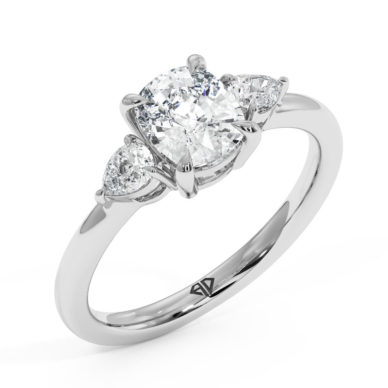 18K White Gold Selene Engagement Ring