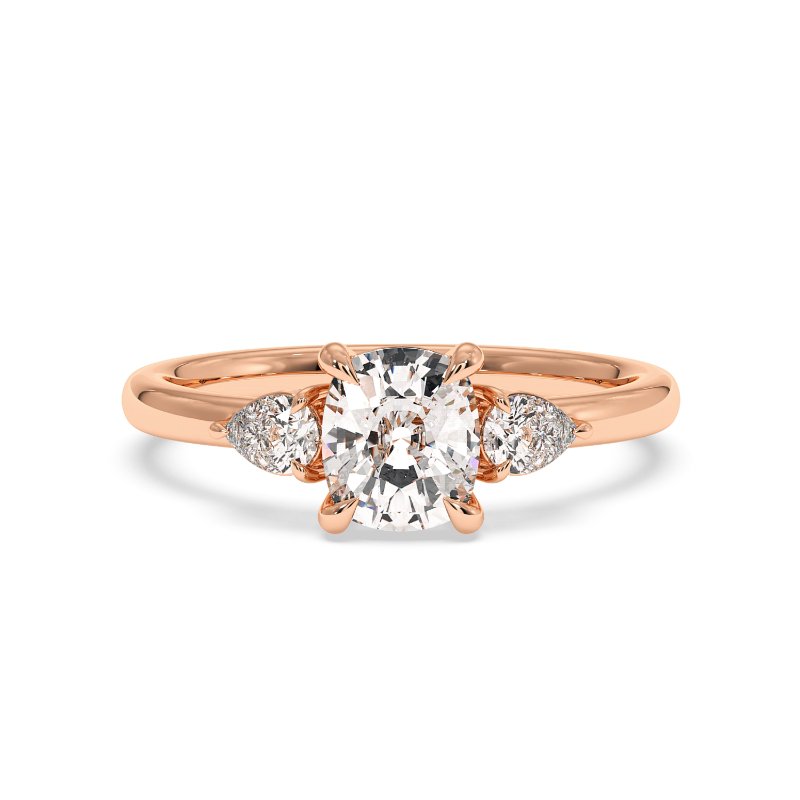 18K Rose Gold Selene Engagement Ring