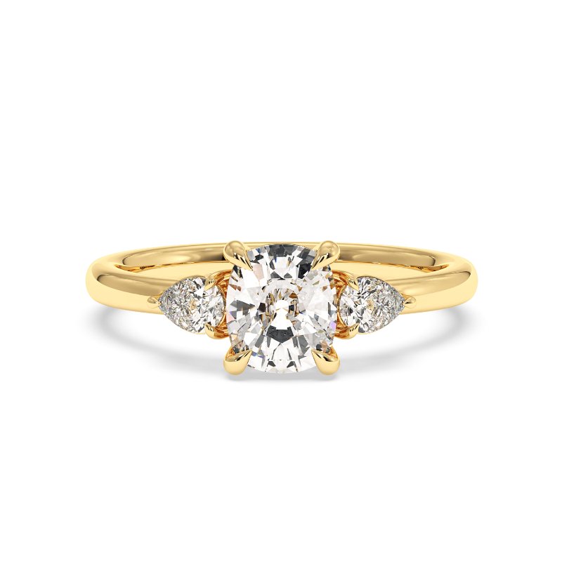 18K Yellow Gold Selene Engagement Ring