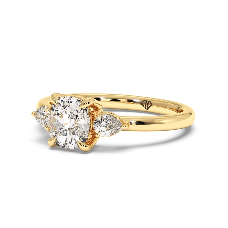 18K Yellow Gold Selene Engagement Ring