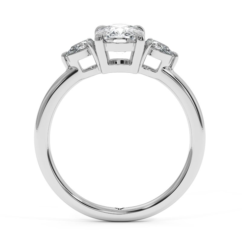 18K White Gold Selene Engagement Ring