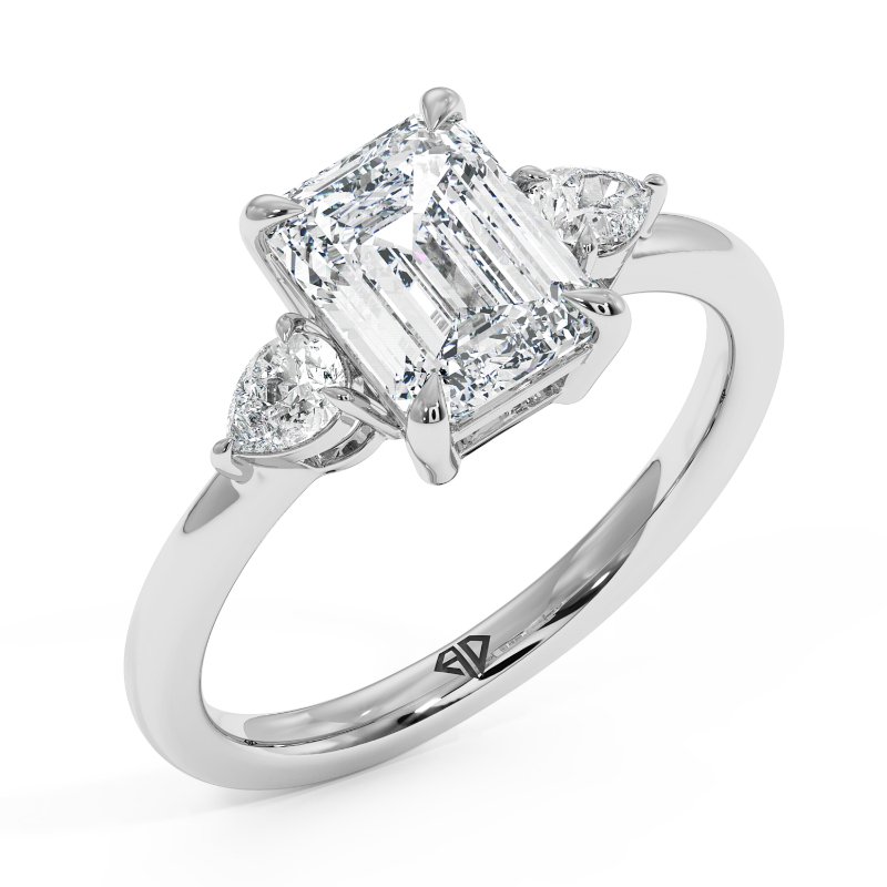 18K White Gold Selene Engagement Ring