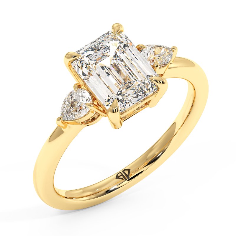 18K Yellow Gold Selene Engagement Ring