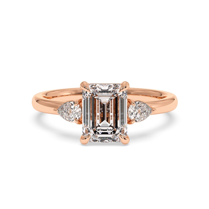 18K Rose Gold Selene Engagement Ring