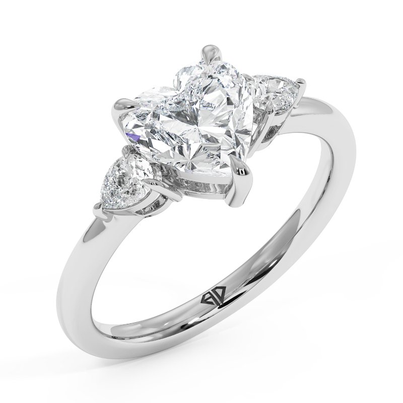 18K White Gold Selene Engagement Ring