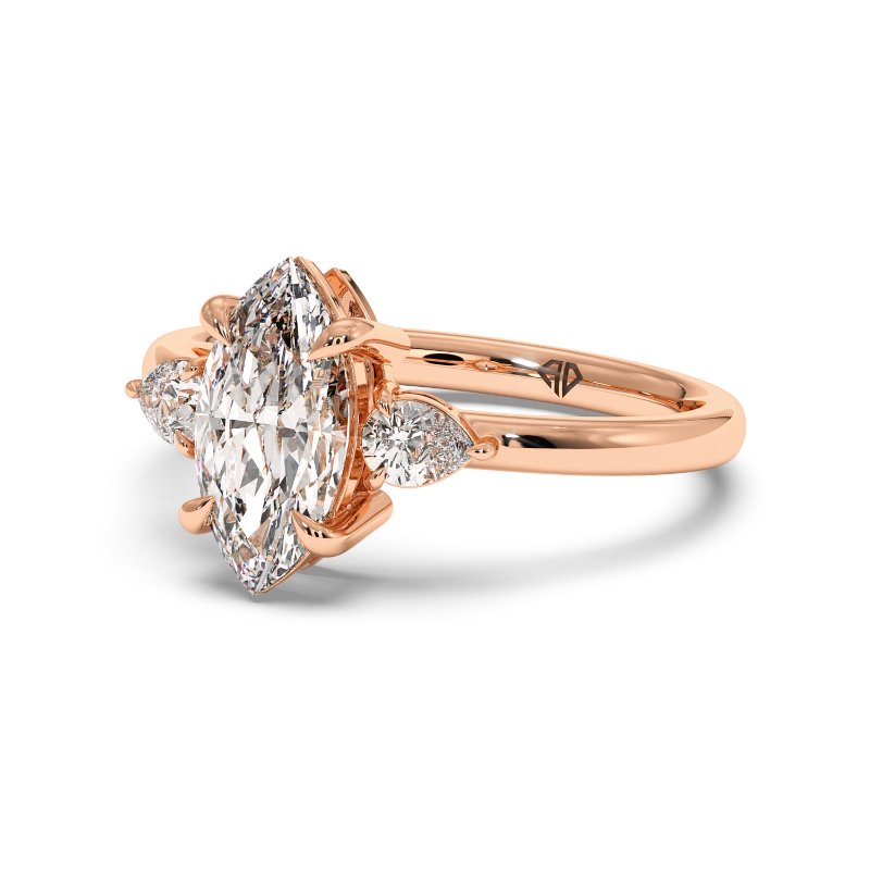 18K Rose Gold Selene Engagement Ring