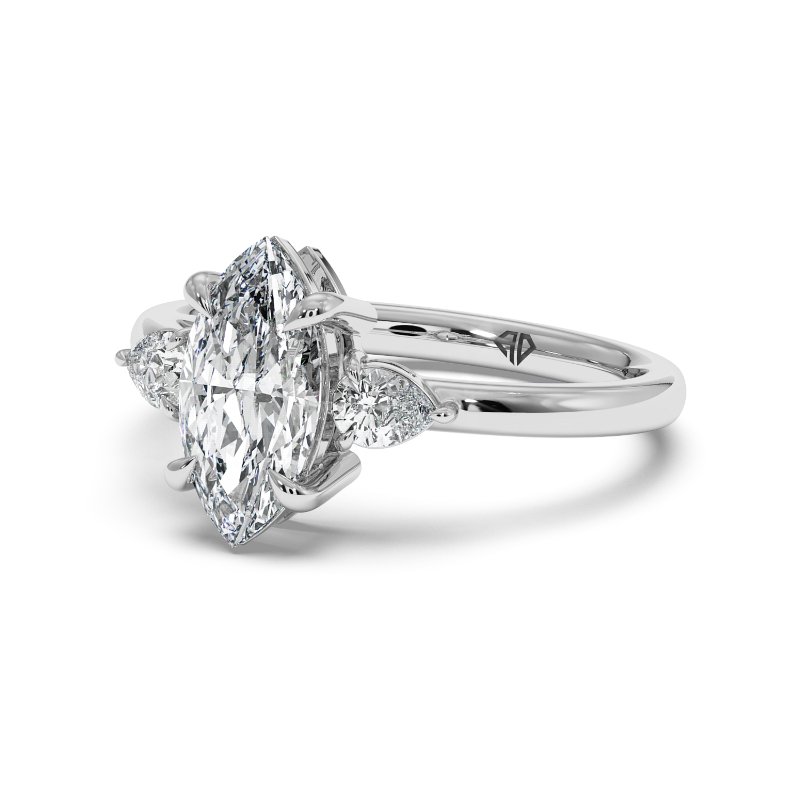 18K White Gold Selene Engagement Ring