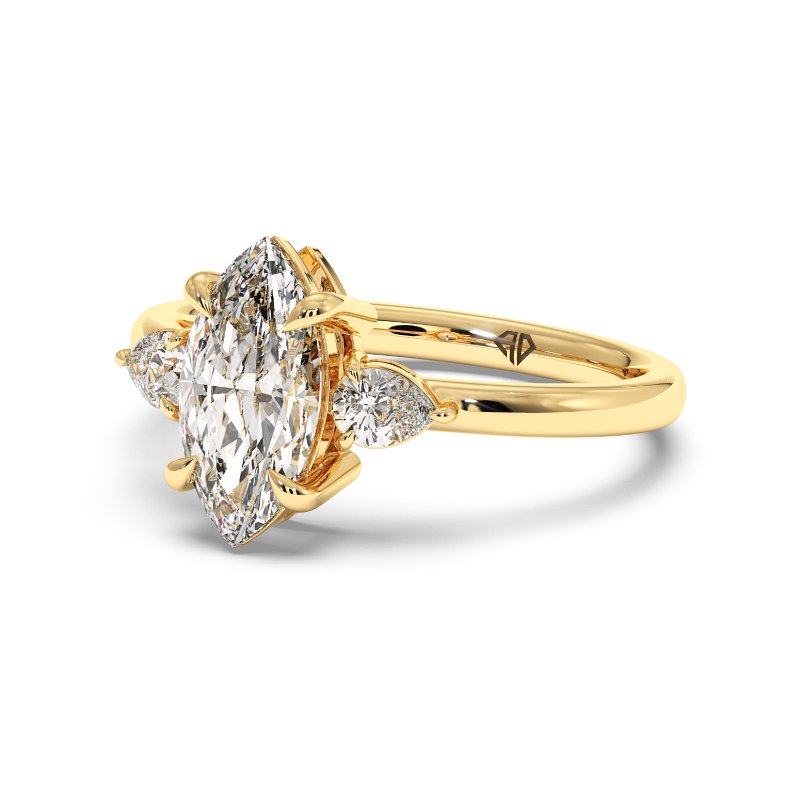 18K Yellow Gold Selene Engagement Ring