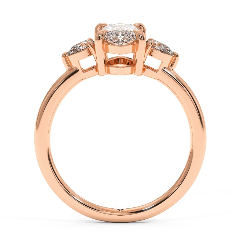 18K Rose Gold Selene Engagement Ring